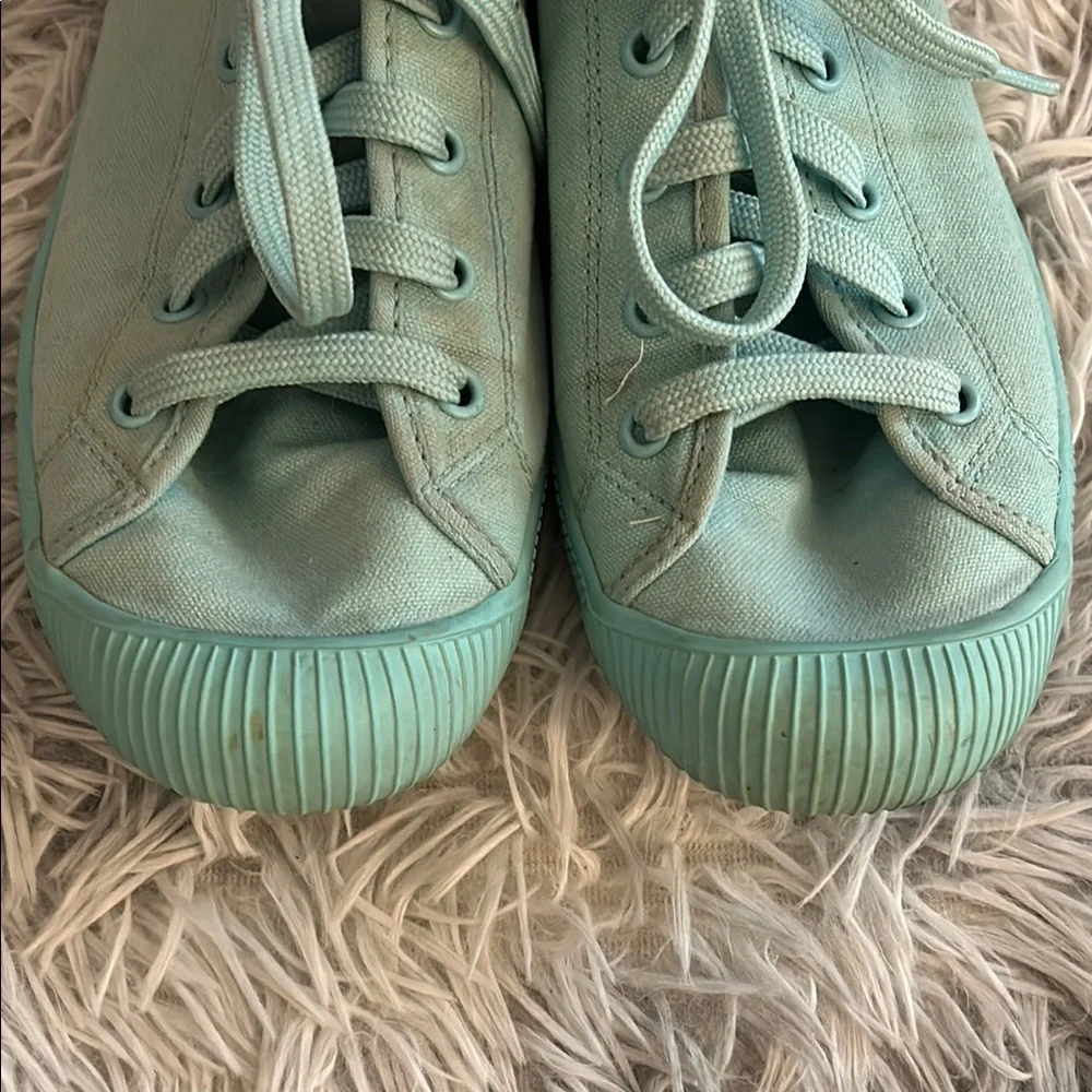 Palladium Blue Sneakers Lightweight Canvas Casual - Picture 5 of 8